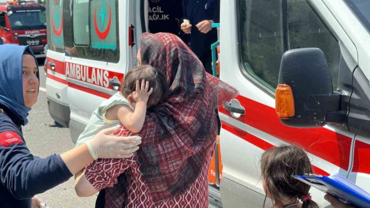 Anadolu Otoyolu’nda iki otomobil çarpıştı: 5’i çocuk 8 yaralı 4