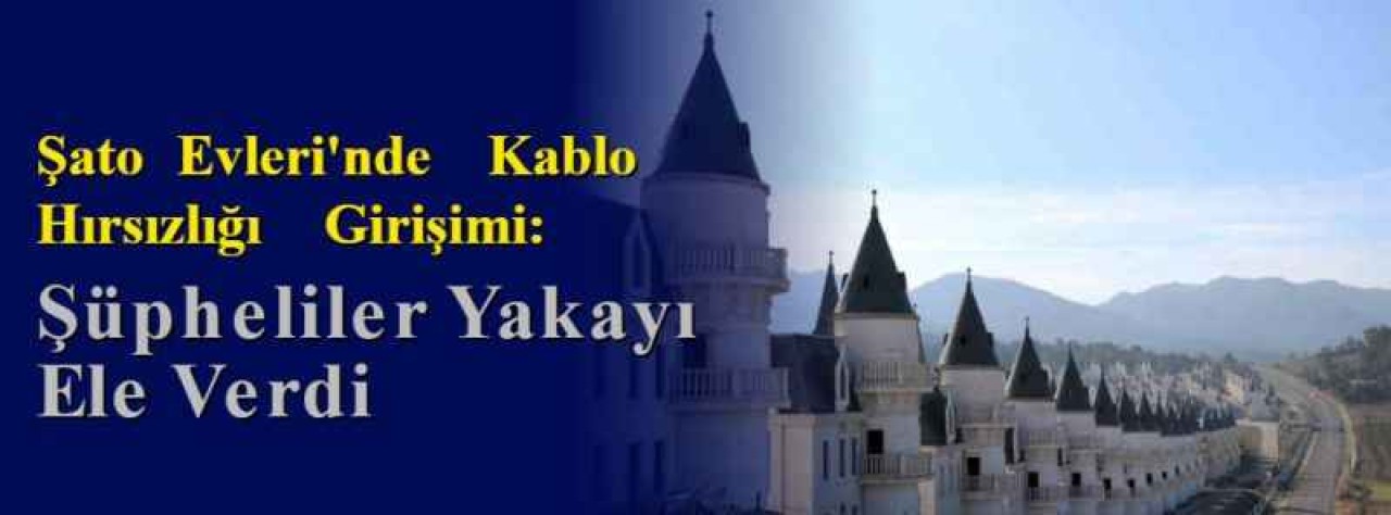 Şato Evleri'nde Kablo Hırsızlığı Girişimi: Şüpheliler Yakayı Ele Verdi 8