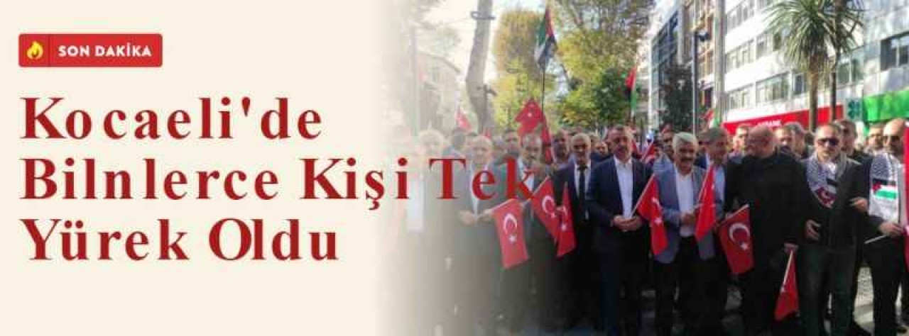 Kocaeli'de Binlerce Kişi Tek Yürek Oldu 12