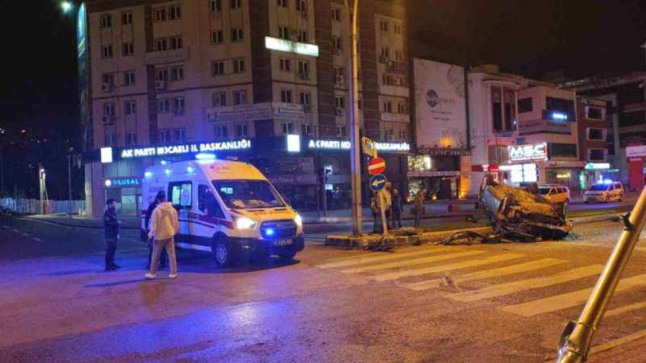 Otomobil Takla Attı: 3 Yaralı 4