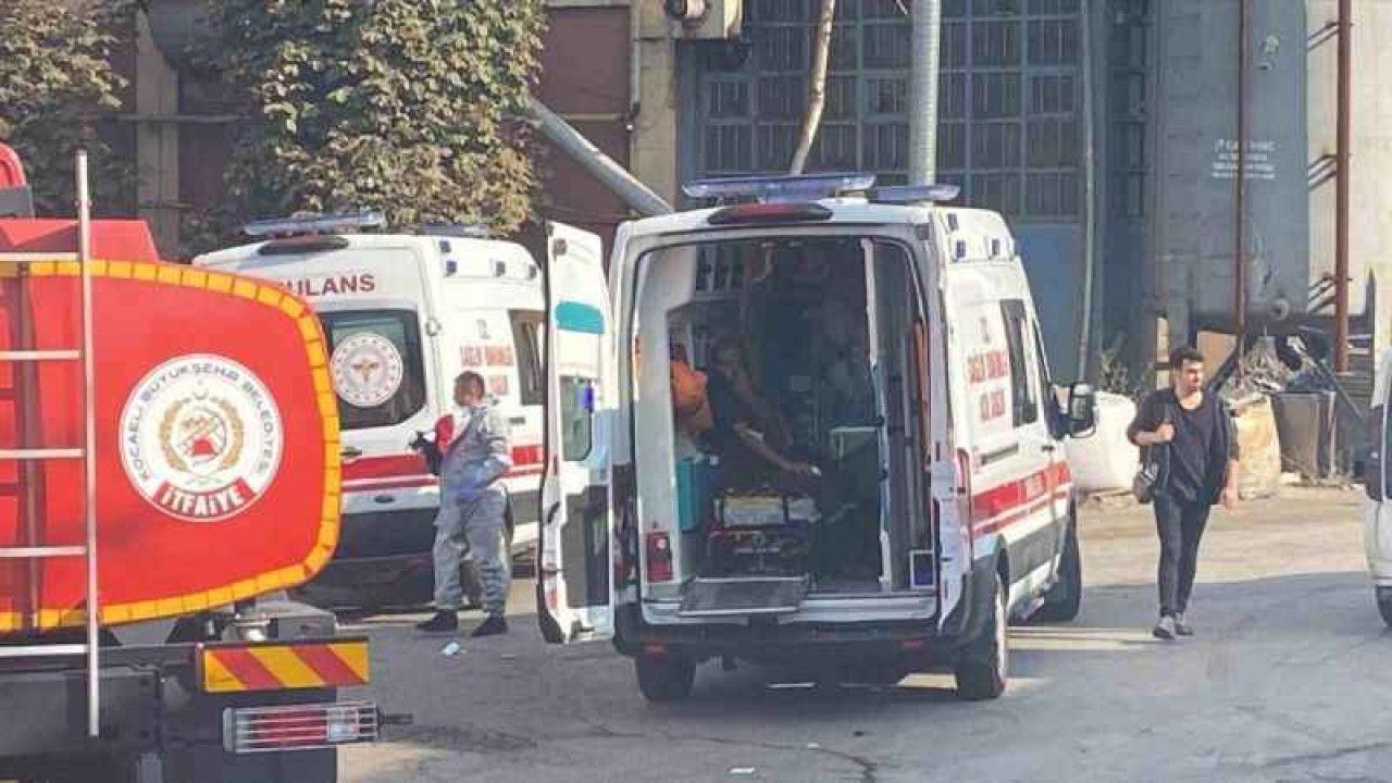 Kocaeli'de Kimyasal Tank Patladı 4