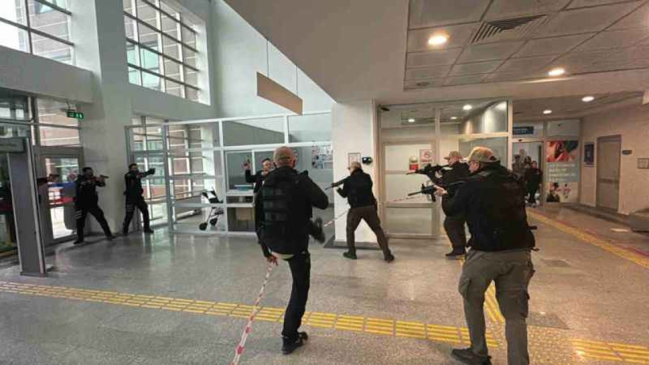 Hastanede Rehine Kurtarma Tatbikatı Düzenlendi 4