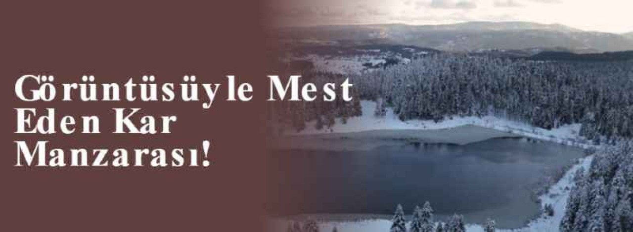 Görüntüsüyle Mest Eden Kar Manzarası! 8