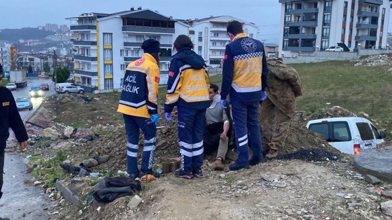 Kocaeli'de Araç Araziye Uçtu 6