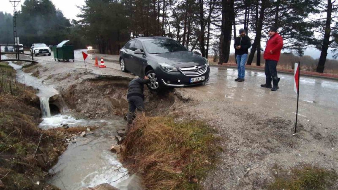 Bolu'da Araç Son Anda Devrilmekten Kurtuldu: Facia Teğet Geçti  2