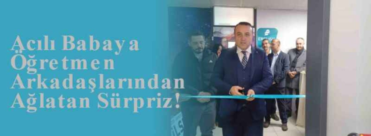 Acılı Babaya Öğretmen Arkadaşlarından Ağlatan Sürpriz! 8