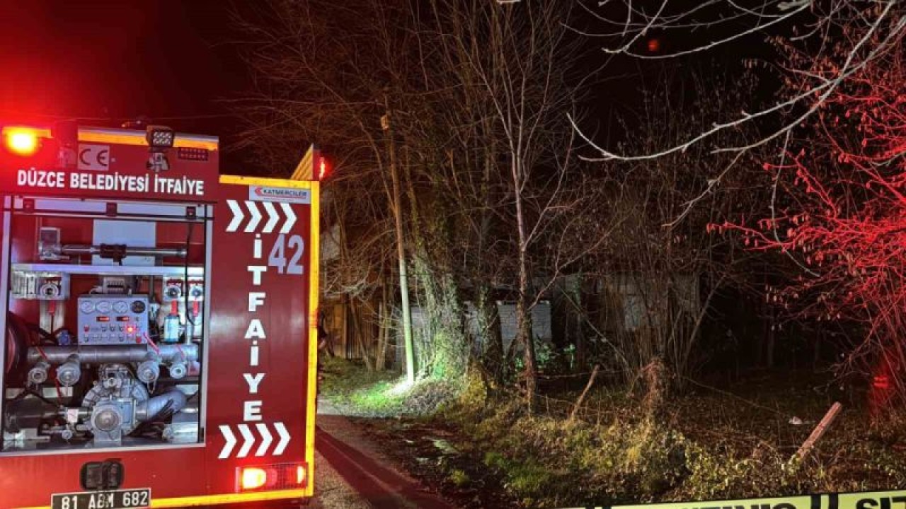 Düzce’de Tek Katlı Evde Çıkan Yangında 1 Kişi Öldü! 6