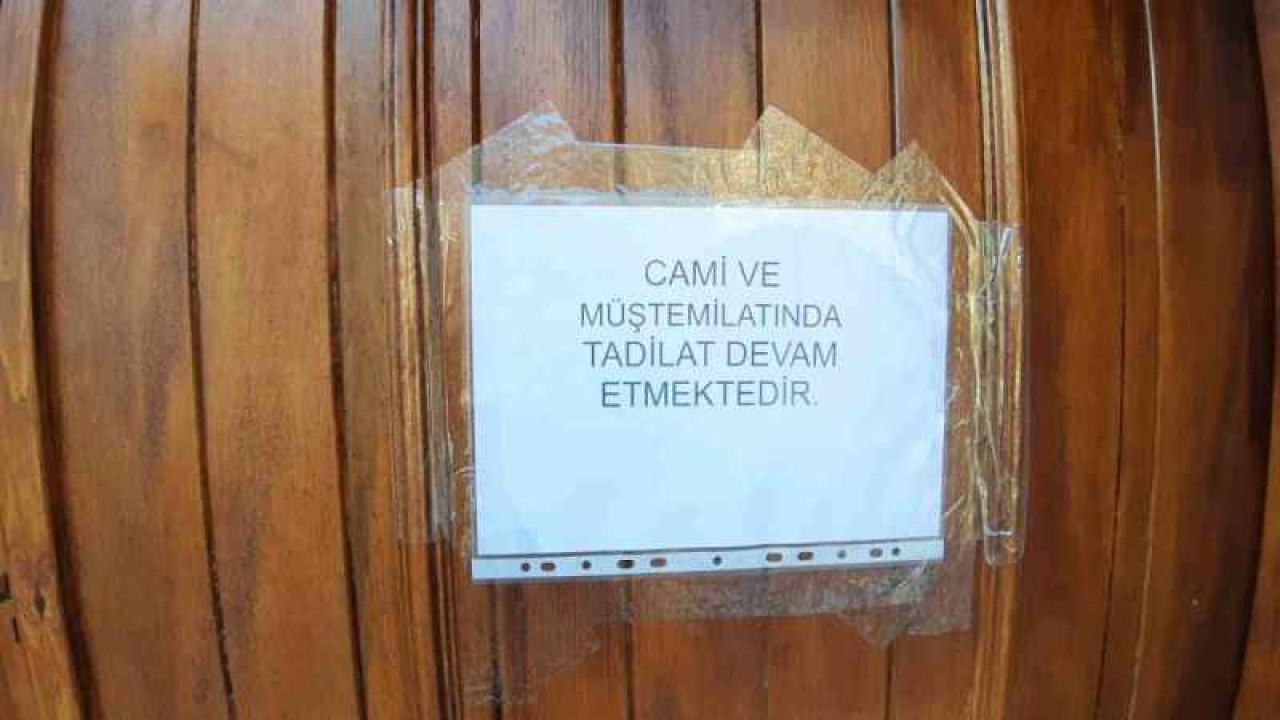 Daha Geçen Hafta Açılan Camii Yeniden Kapandı! 2