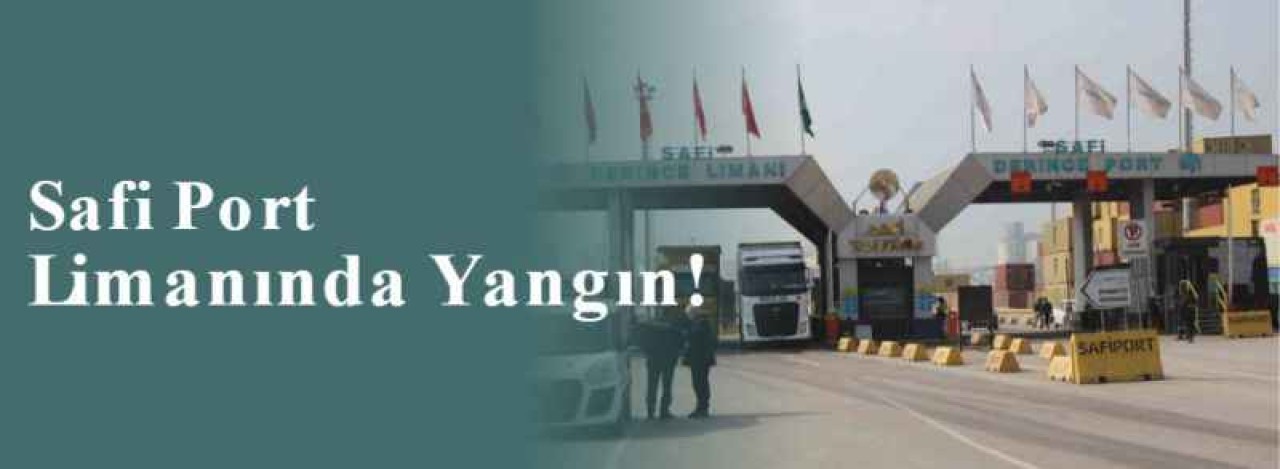 Safi Port Limanında Yangın! 7