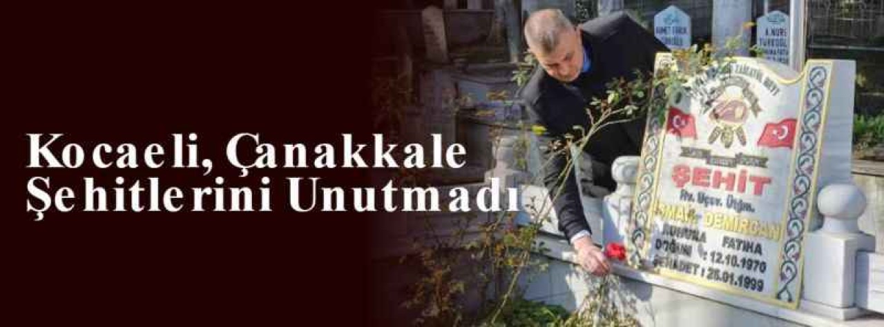Kocaeli, Çanakkale Şehitlerini Unutmadı 5