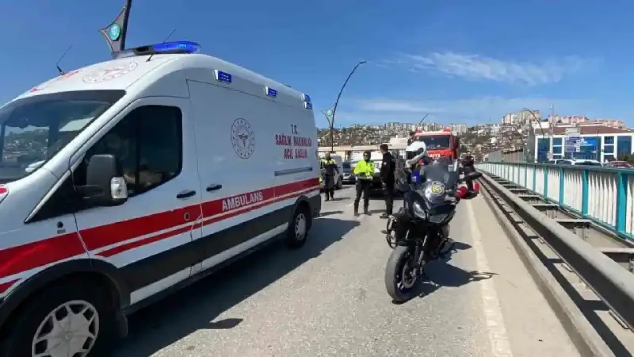 Kocaeli'de Otomobil Feci Takla Attı! 3