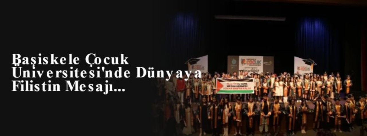 Başiskele Çocuk Üniversitesi'nde Dünyaya Filistin Mesajı... 4