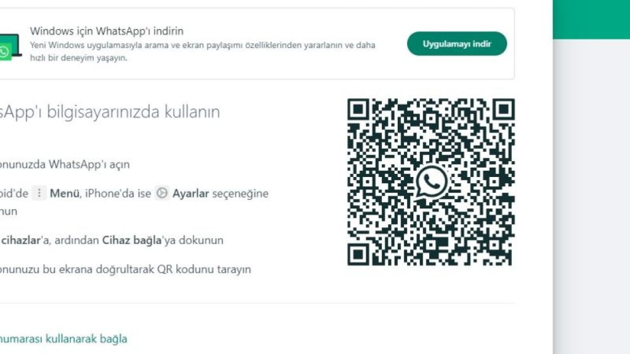 WhatsApp Web Giriş: WhatsApp Web'e Nasıl Giriş Yapılır?