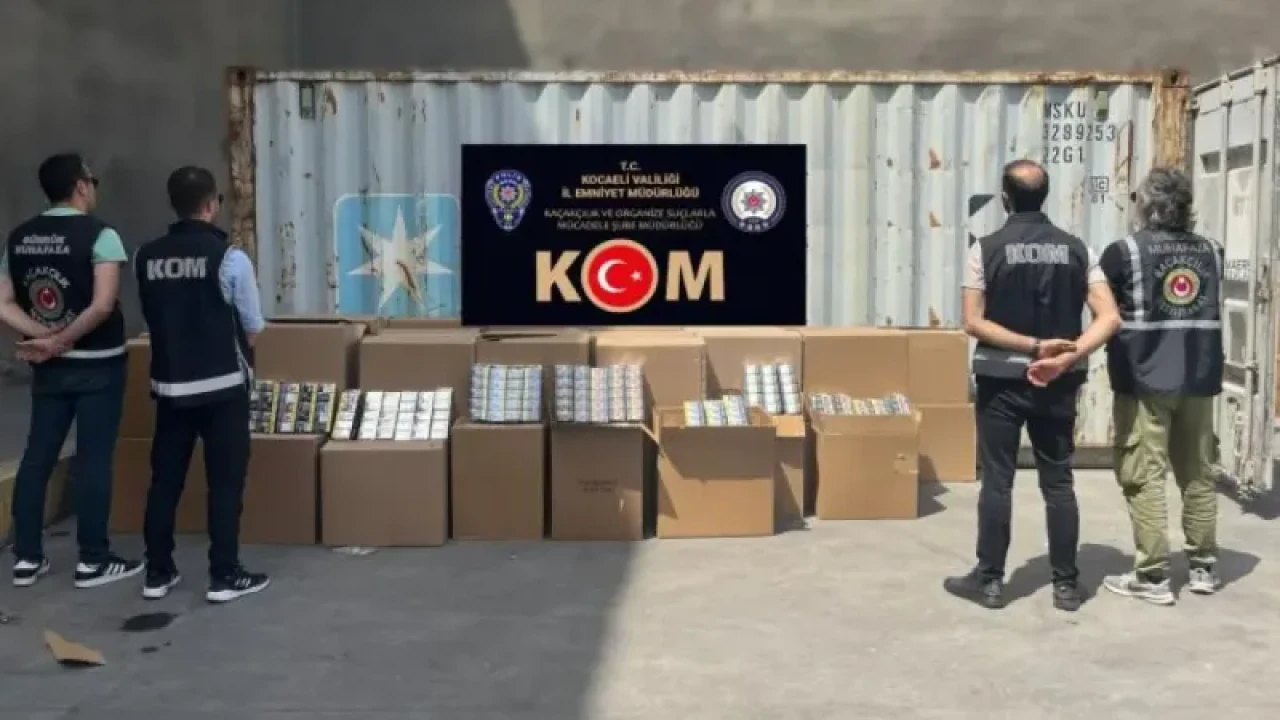 Yılport Limanı’nda Kaçak Sigara Operasyonu.. 31,500 Paket Ele Geçirildi 4