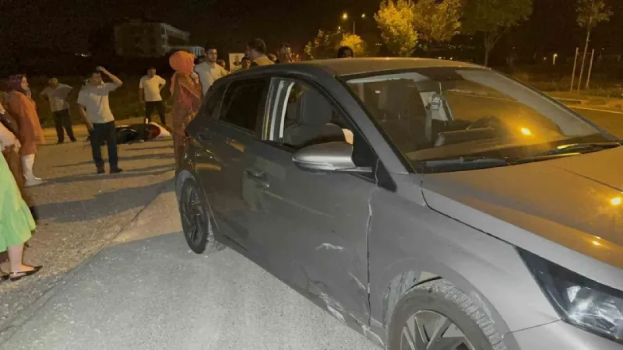 Düzce'de Otomobil-Motosiklet Kazası  3