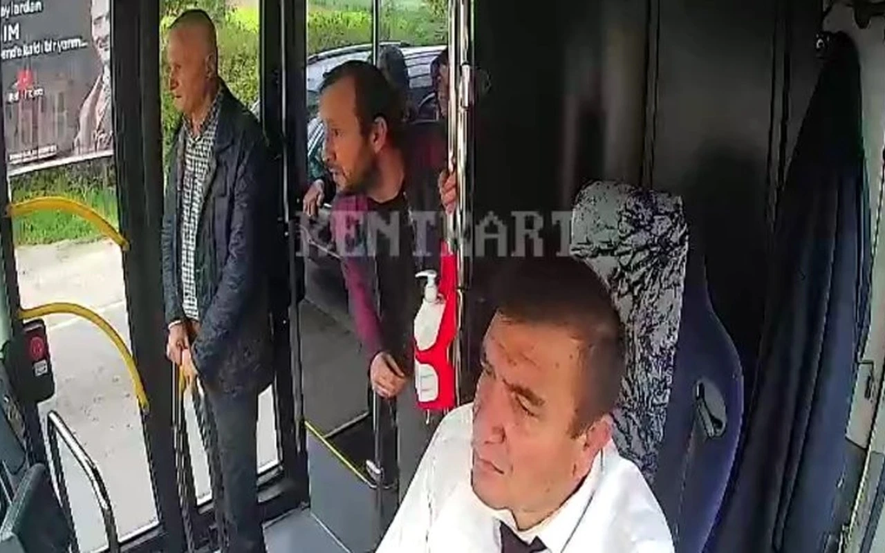 Kocaeli otobüs şoförü hastaneye yetiştirdi