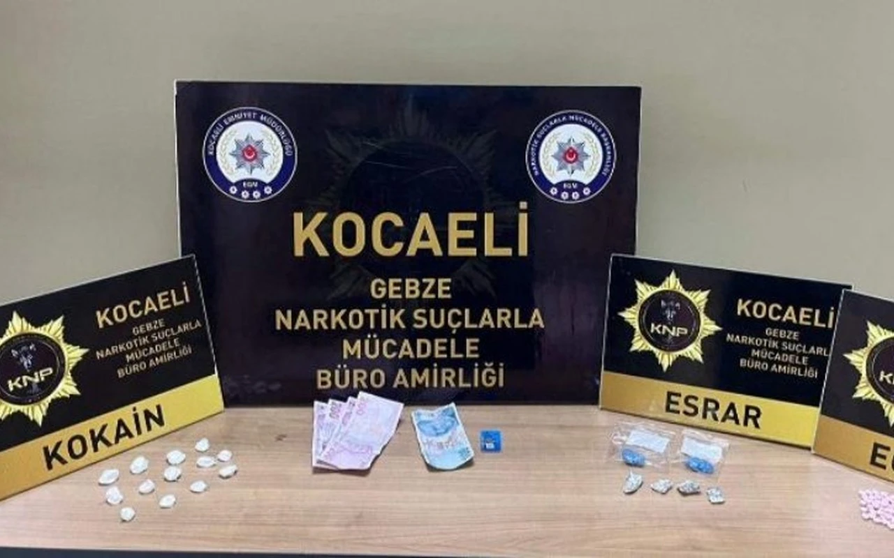 Gebze’de uyuşturucu operasyonu 2 tutuklandı
