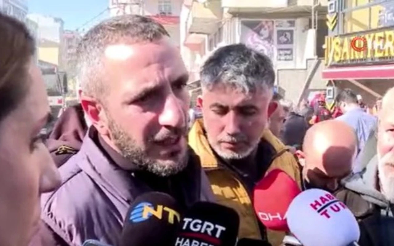 Gebze'de çöken binada eczacı şans eseri kurtuldu