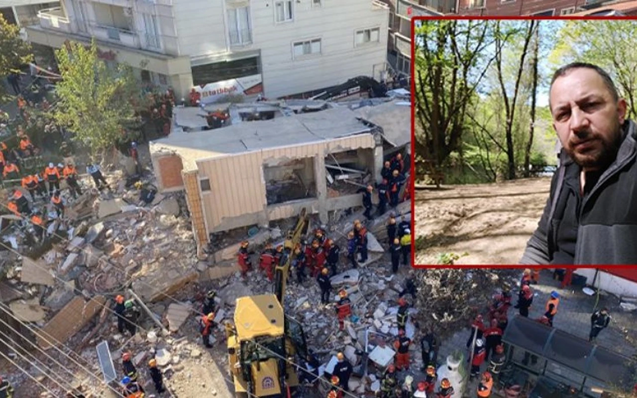 Gebze'de çöken binada mahsur kalan aile belirlendi