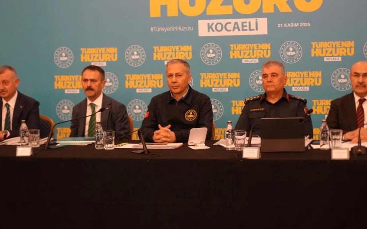 Kocaeli’de güvenlik toplantısı yapıldı