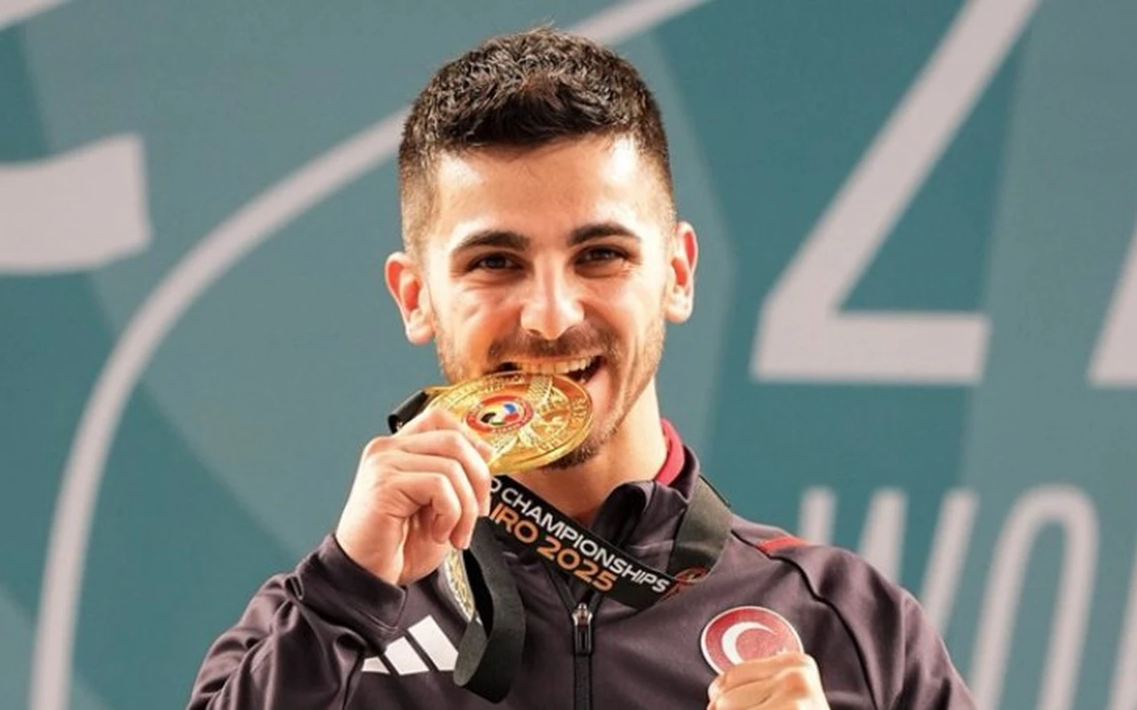 Kocaelili Eray dünya şampiyonasında altın madalya kazandı