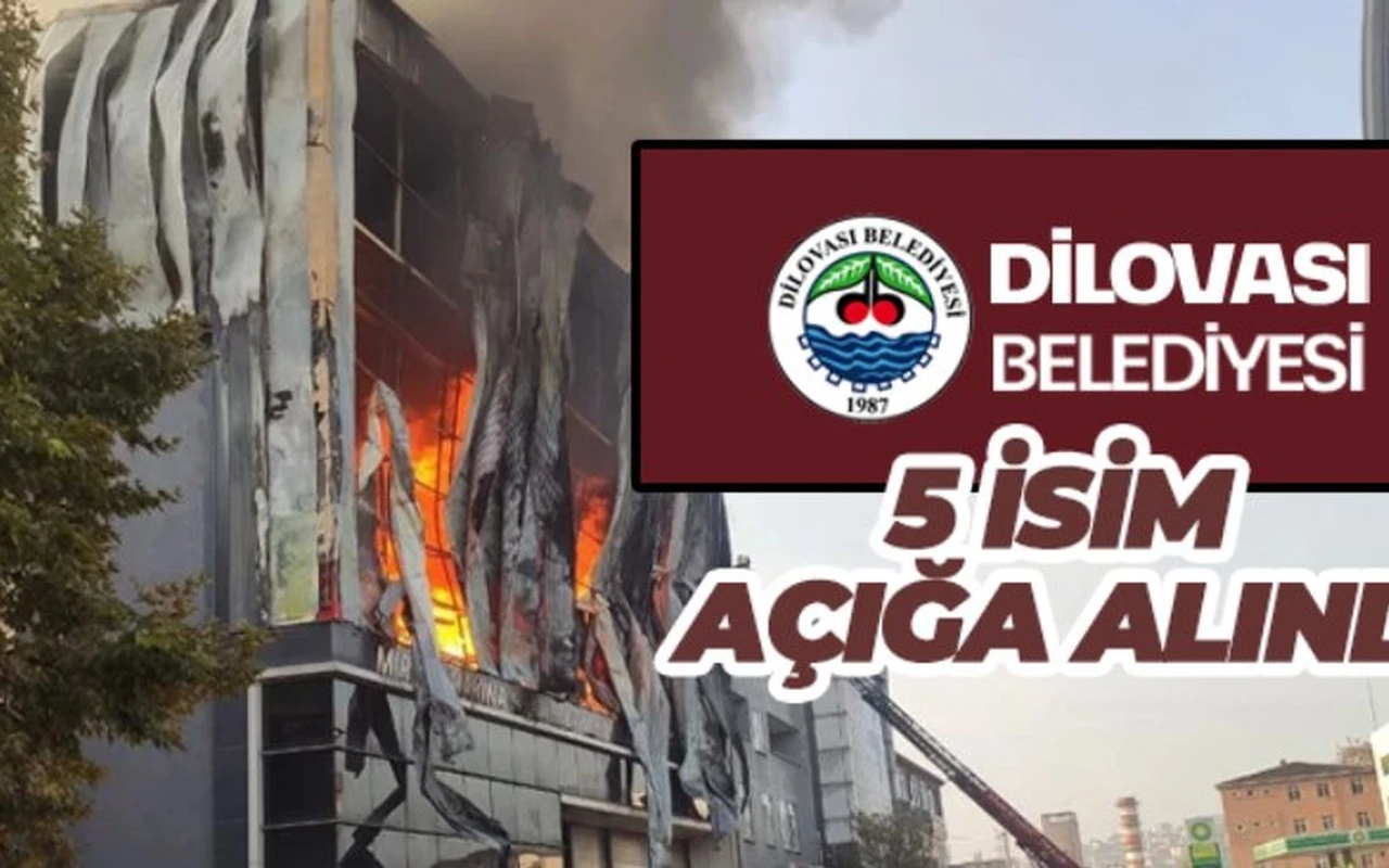 Dilovası yangınında 5 personel açığa alındı