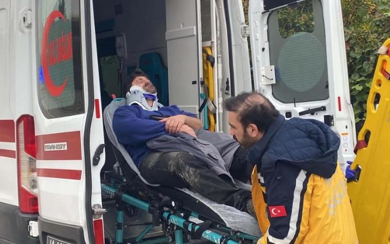 Kocaeli’de motosikletli yaralandı