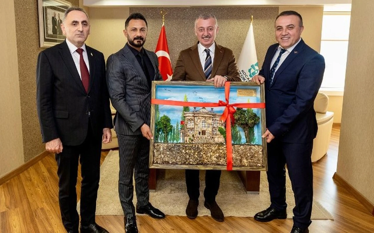 Milli eğitim müdürü başkanı ziyaret etti