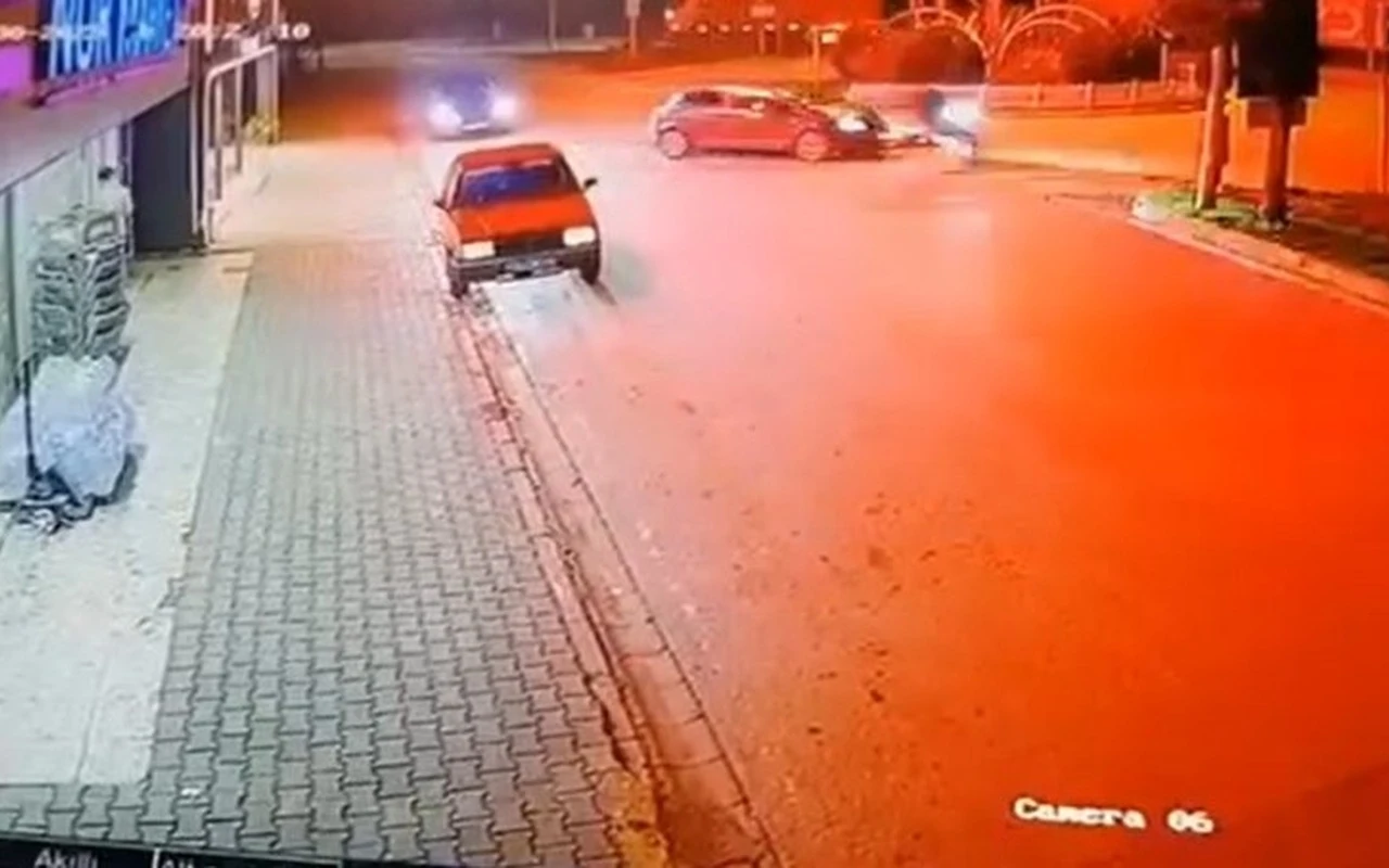 Kartepe'de motosikletli ağır yaralandı