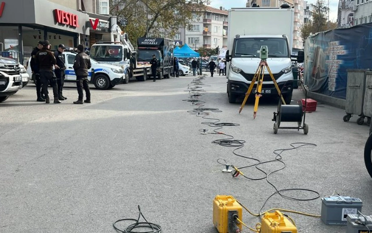 Gebze’de sismik araştırma yöntemi uygulanıyor