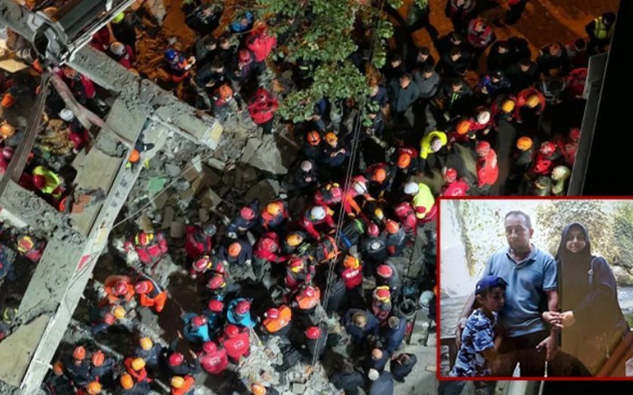 Gebze’de devrilen binada inceleme sürüyor
