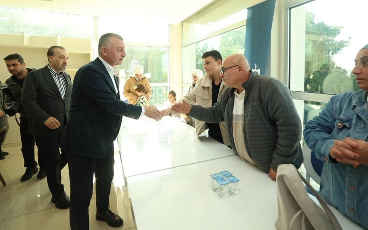 Vali ve başkanlar aileleri ziyaret etti