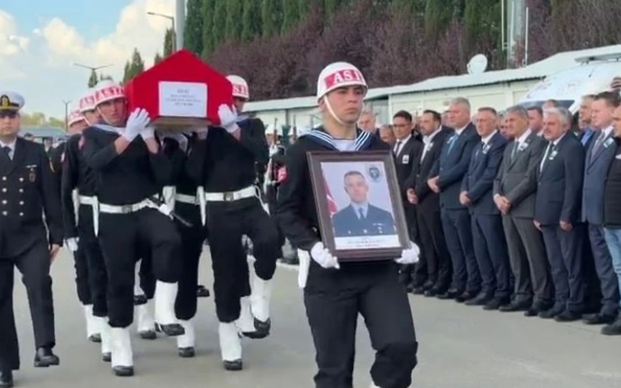 Şehit naaşı Kocaeli’de törenle karşılandı