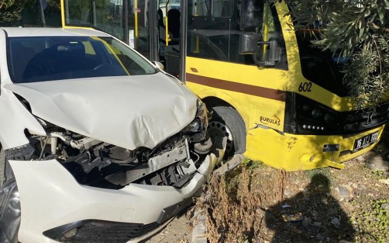 Bursa’da uzman çavuş kazada yaralandı