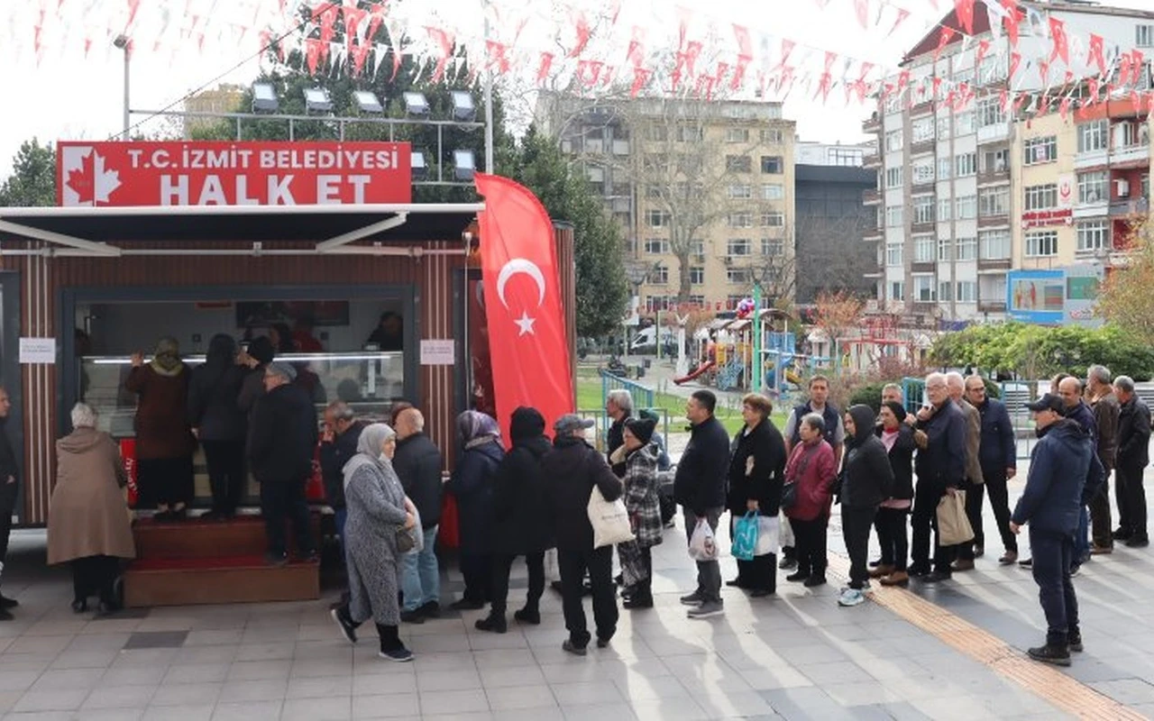 İzmit belediyesi halk et projesiyle vatandaşa destek oluyor