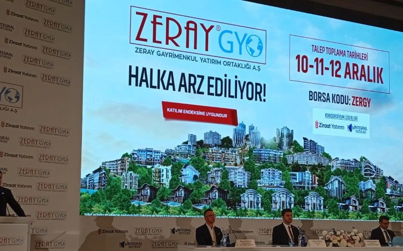 Zeray GYO halka arz için geri sayım başladı