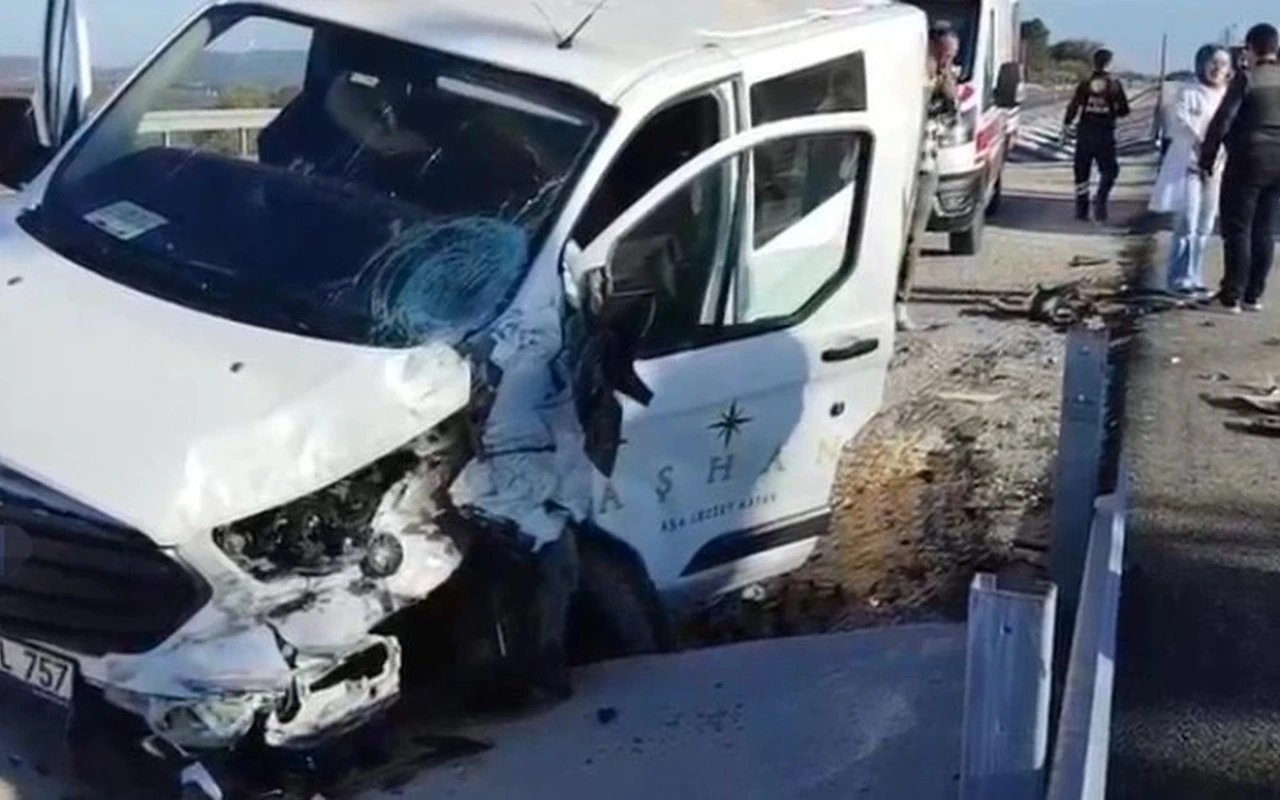 Kandıra’da trafik kazası 2 yaralı