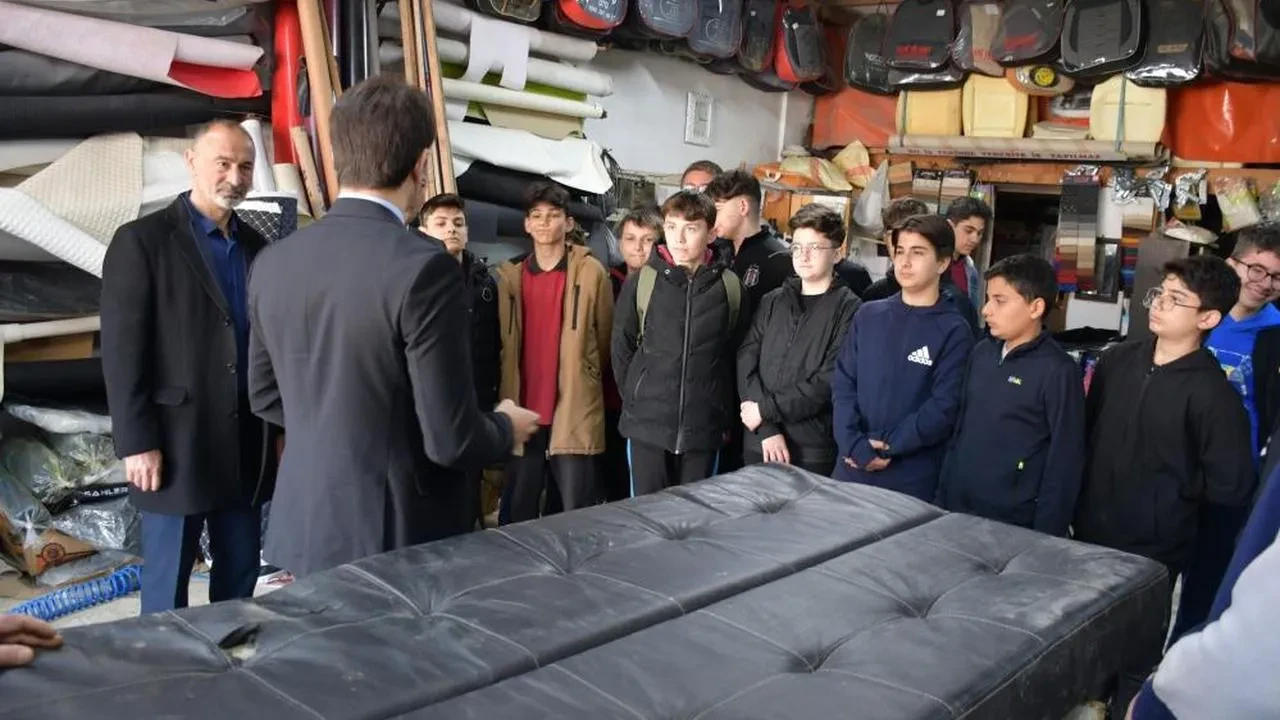 Sinop'ta 'Herkesin Bir Mesleği Olmalı Projesi': Öğrenciler meslekleri yerinde öğreniyor