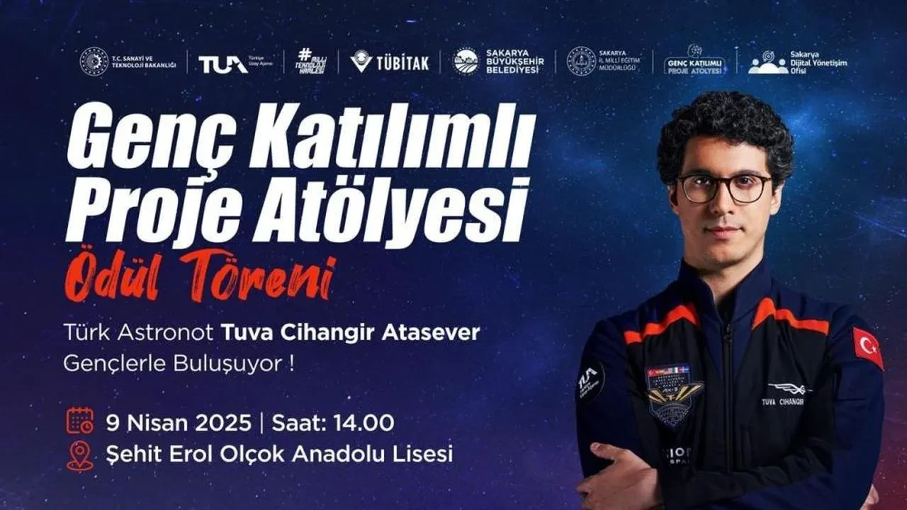 Sakarya'da büyük buluşma: Astronot Tuva Cihangir Atasever gençlere uzayı anlatacak
