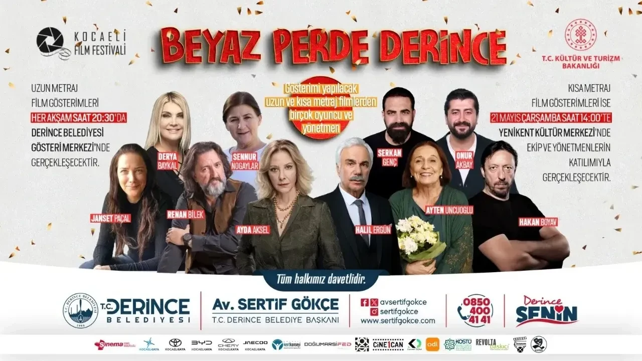 Derince Sinema Festivali başlıyor: Usta isimler ve ödül töreniyle dolu bir program