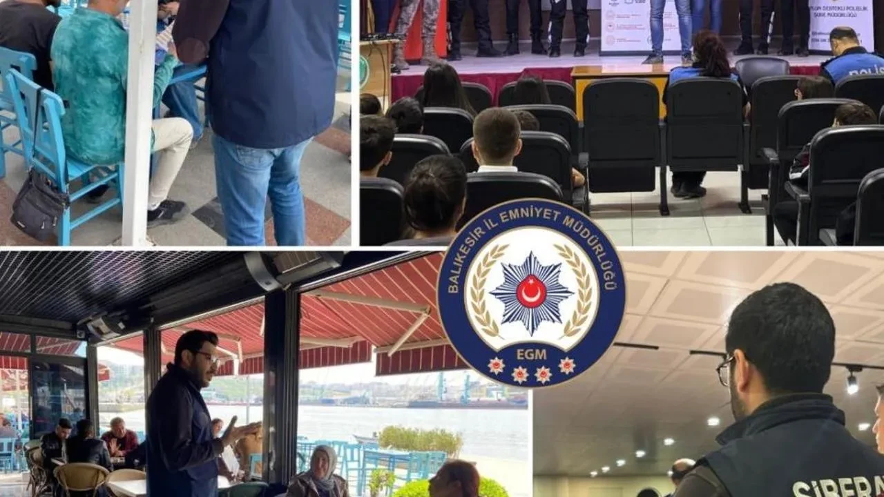 Balıkesir Emniyeti, Bandırma'da 941 kişiye siber farkındalık eğitimi verdi