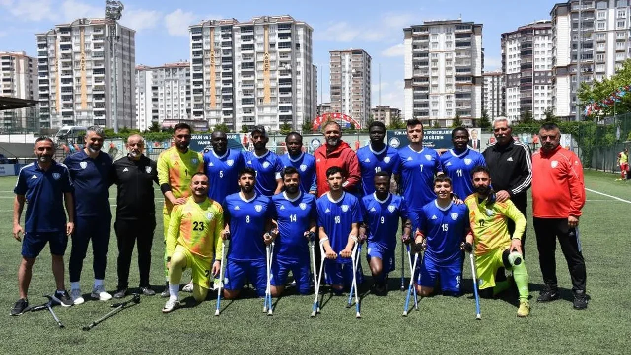 Şahinbey Ampute Futbol Takımı, Sakarya'yı 7-1 ile devirdi; şampiyonluk hedefi giderek yakınlaşıyor
