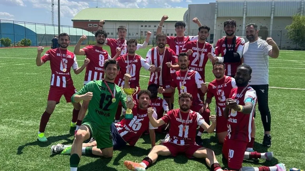 Elazığ Yurtları Spor Liglerinde fark yarattı: Futbol takımı Türkiye finallerine yükseldi