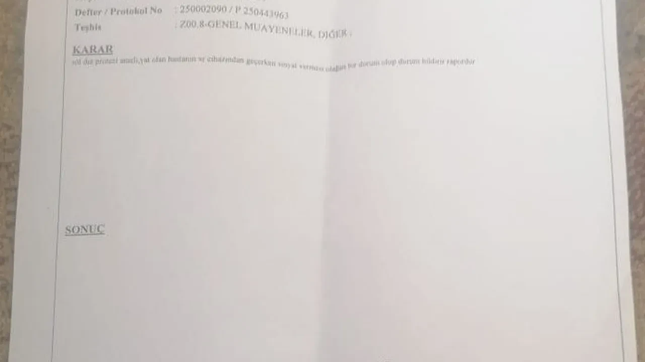 Engelli raporuna rağmen cezaevine alınmadı: Platin nedeniyle yaşanan ikinci mağduriyet