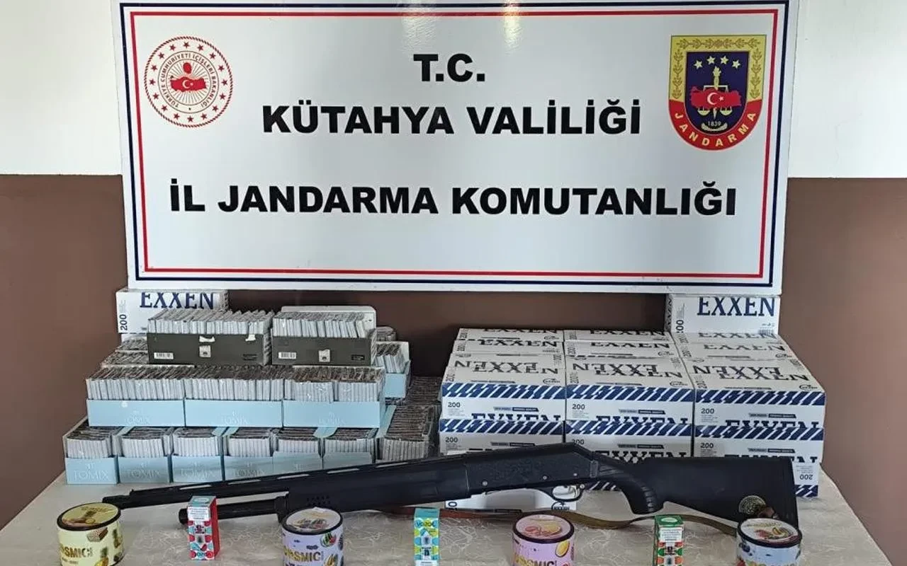 Kütahya'da jandarmadan büyük kaçak sigara operasyonu