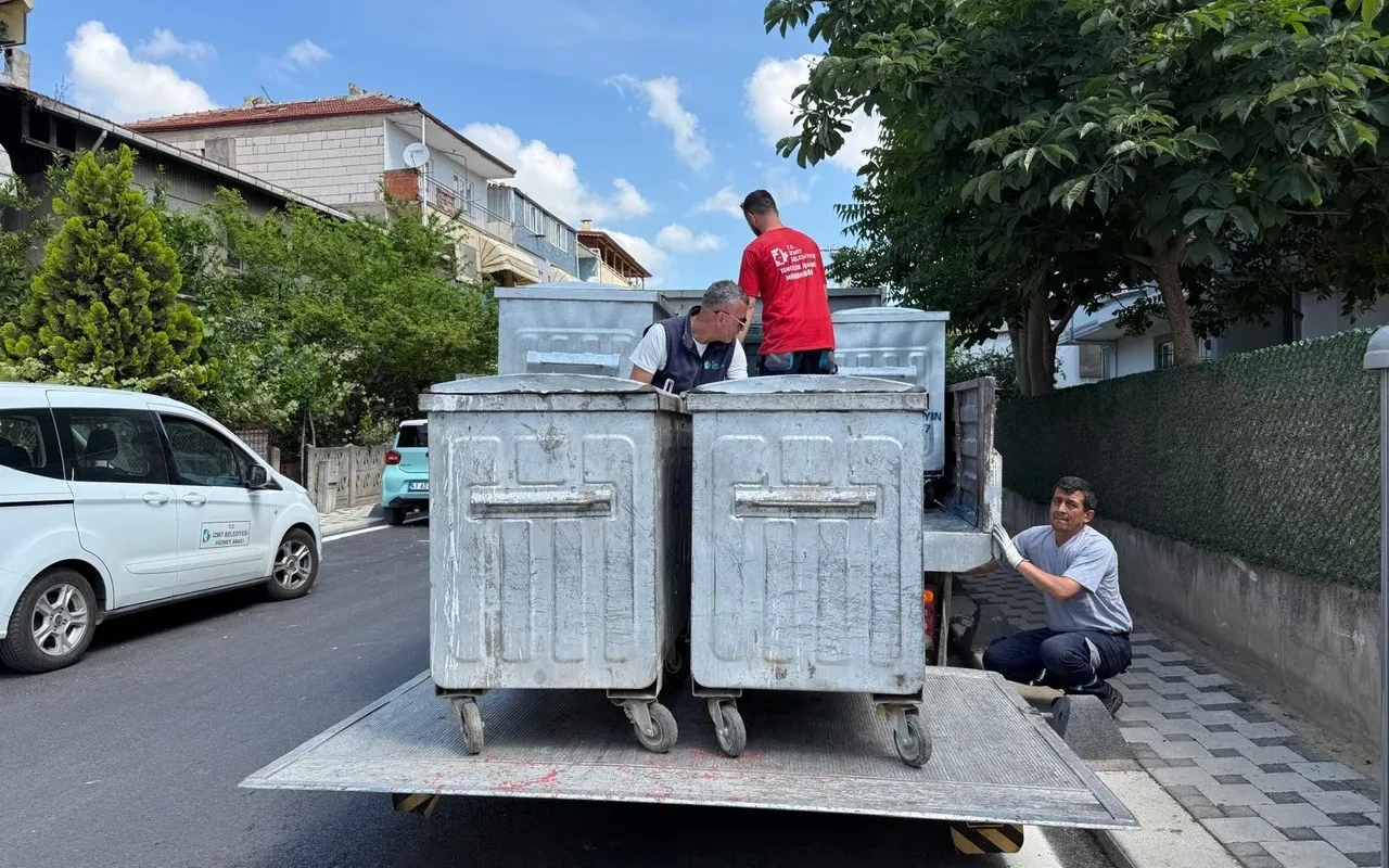 Yenişehir’de daha temiz bir İzmit için konteyner değişimi