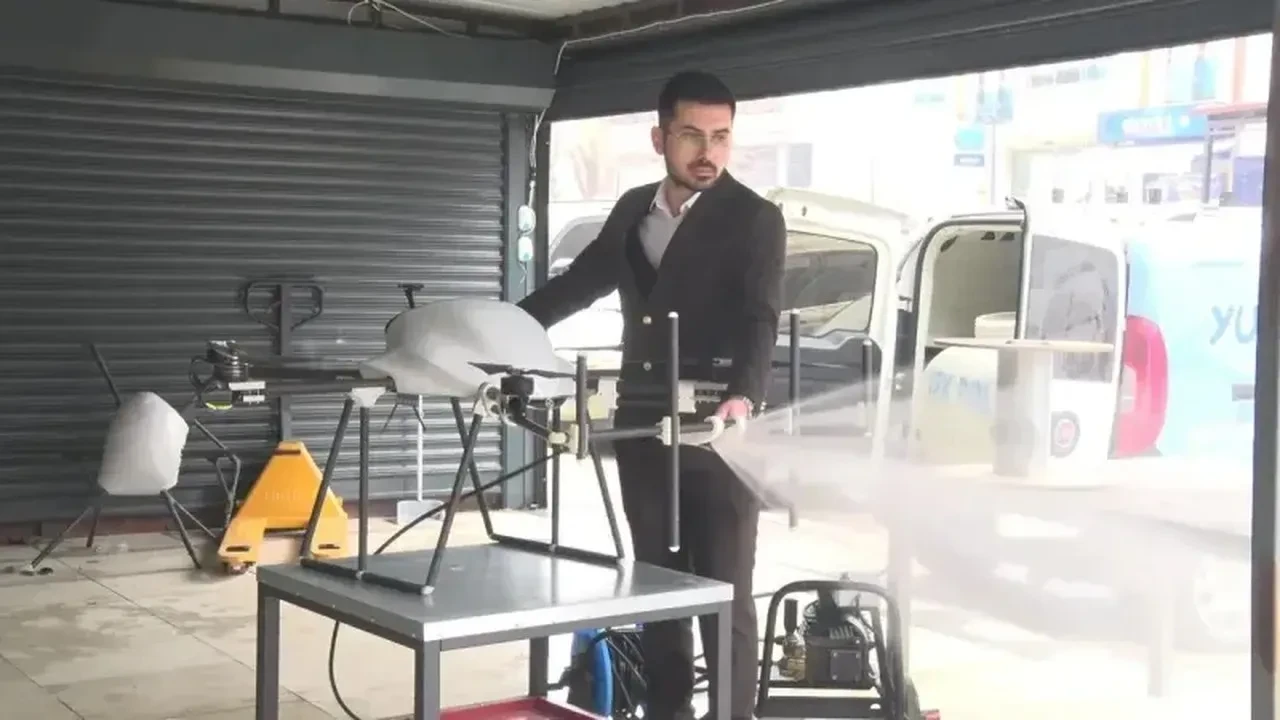 Kocaeli'den devrim niteliğinde buluş: Genç çift üç işlevli yerli dronu tanıttı
