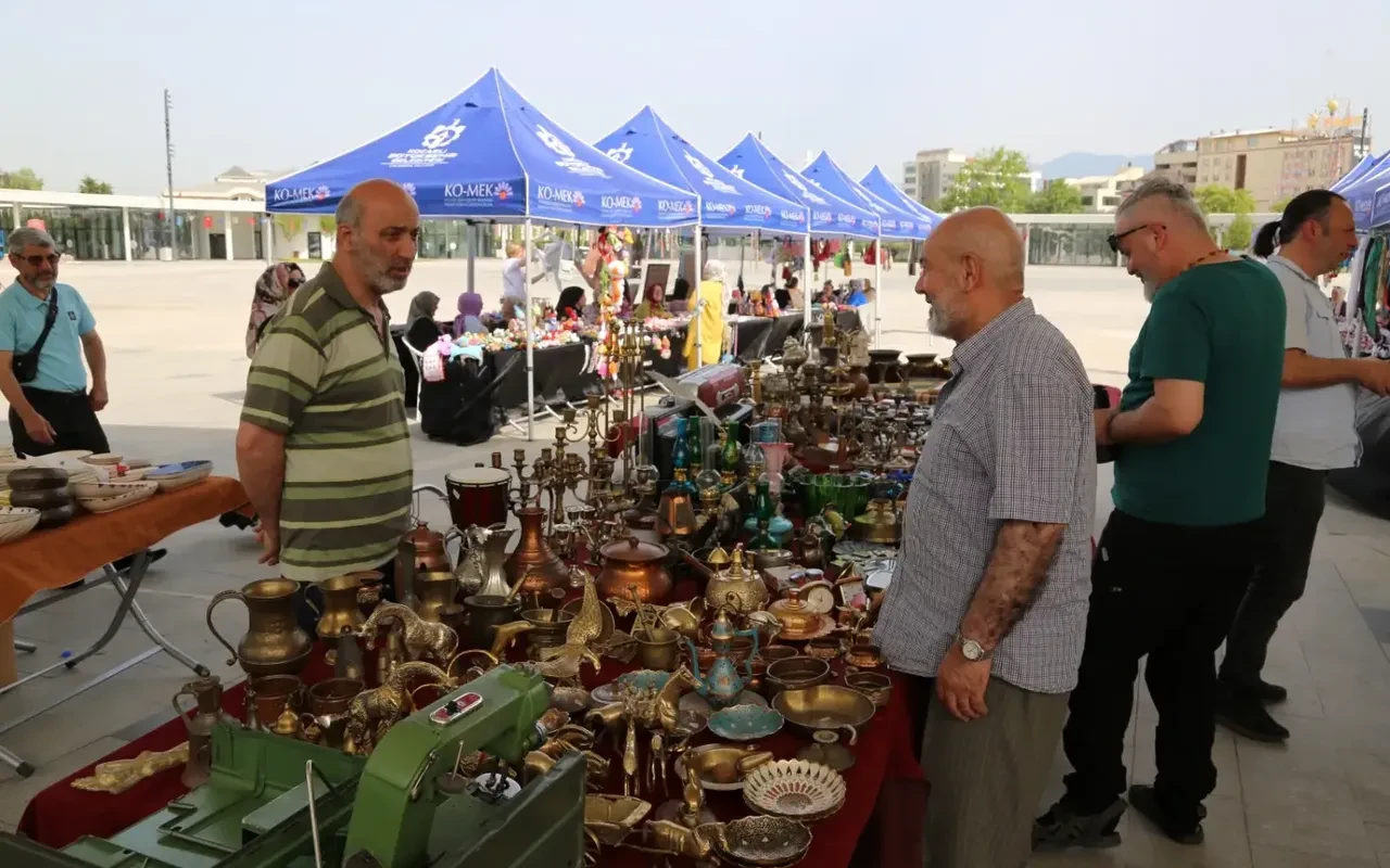 Kocaeli'nde antika ve el sanatları festivali ilgi gördü