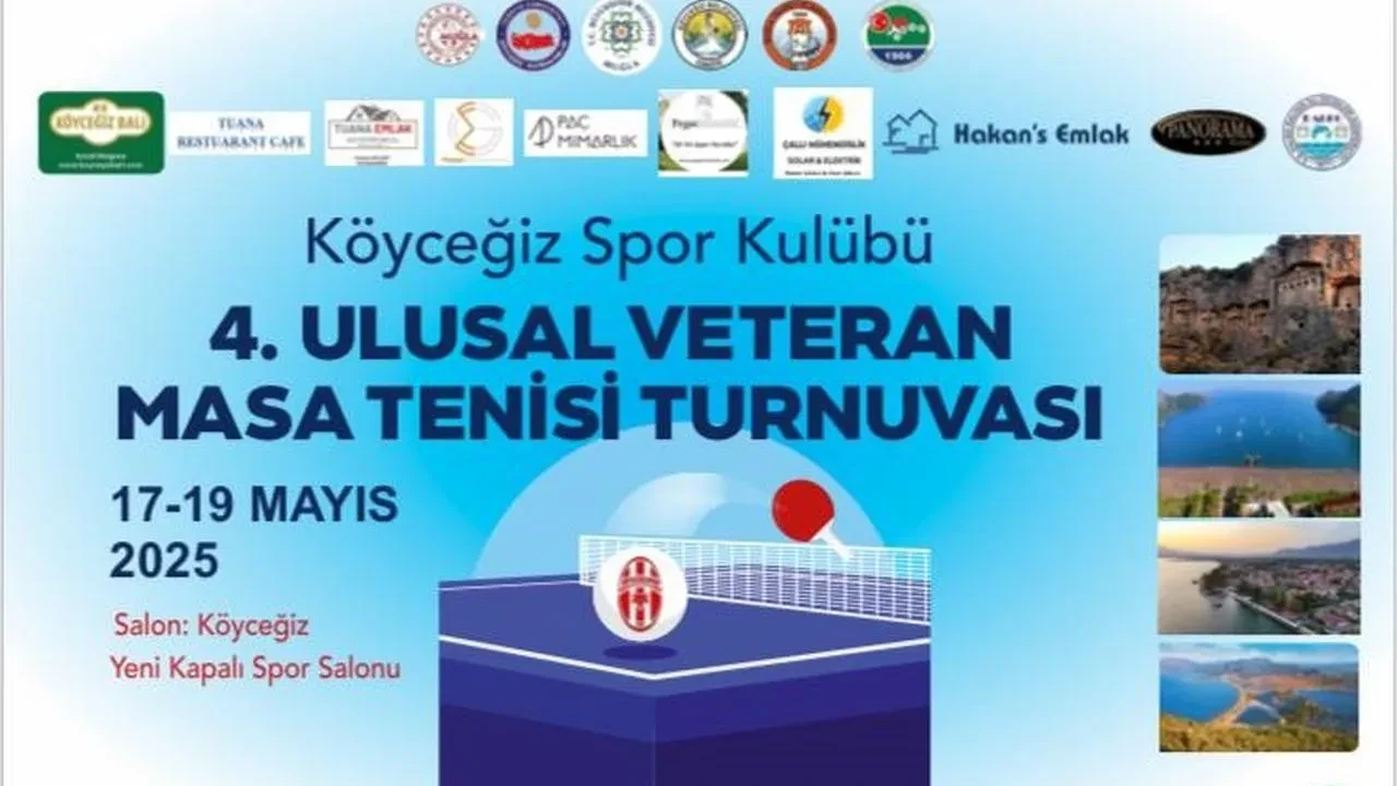 Köyceğiz, veteran masa tenisi tutkunlarını 2025'te buluşturuyor: Spor turizmi için yeni bir başlangıç