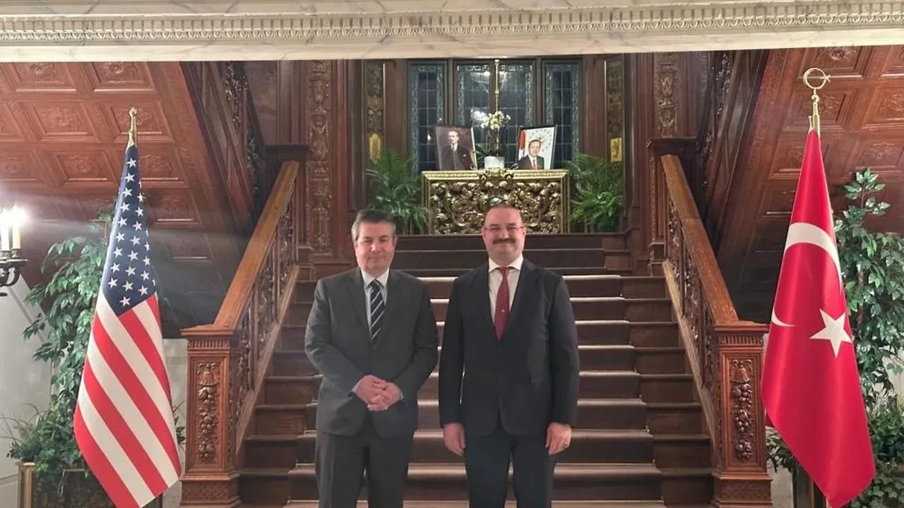 Atatürk Üniversitesi Rektörü Hacımüftüoğlu, ABD'deki önemli temaslarına Türkiye Büyükelçiliği'nde başladı